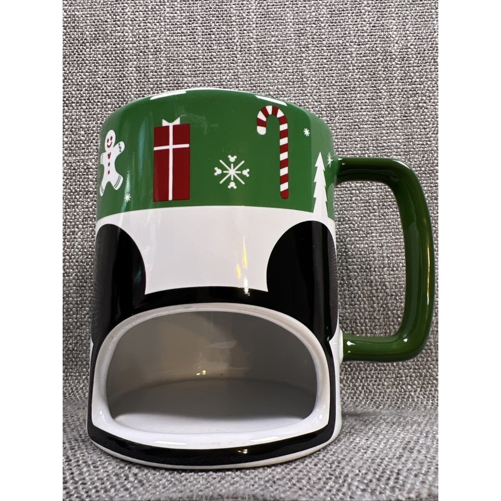 Disney Parks Christmas Santa Mickey Mouse Milk & Cookie Mug Sip & Dunk Cup